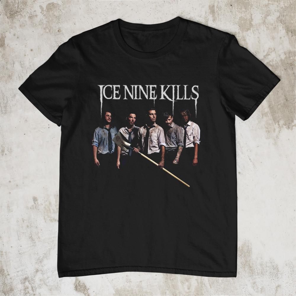 НОВАЯ Черная футболка с коротким рукавом группы Ice Nine Kills, все размеры AC1317, унисекс