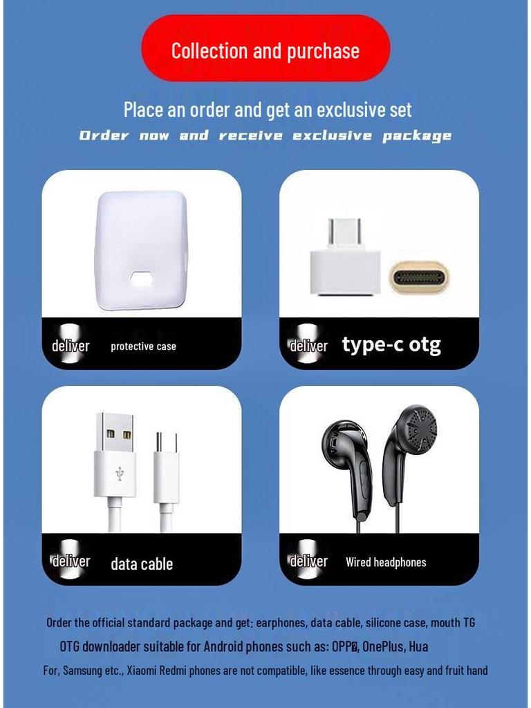 Student Special Touch Screen MP4/MP5 Player: Listen To Songs, Read Novels, Card Slot Included.