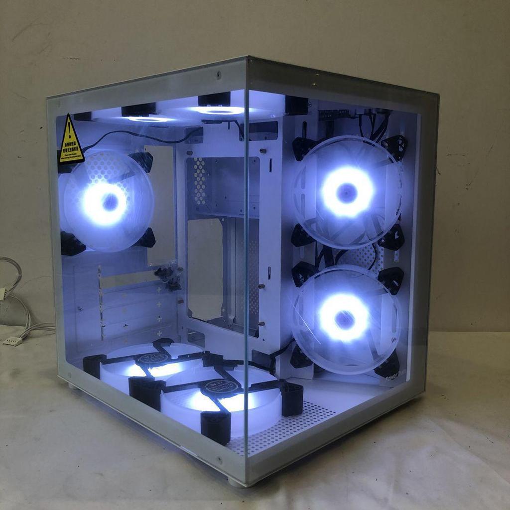 Мини-корпус для игрового ПК mATX с прозрачной боковой панелью для DIY-системы жидкостного охлаждения