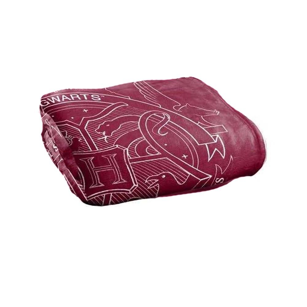 Harry Potter Hogwarts Badge Blanket