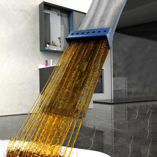 1 Set Mop Set with 6 Microfiber Pads 360 Degree Rotation Large