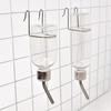 Автоматическая поилка Yousheng для домашних животных, подвесная, не капающая, для клетки хомяка, кошки, 180 мл, 350 мл, прозрачная бутылка с насадкой из нержавеющей стали для мелких