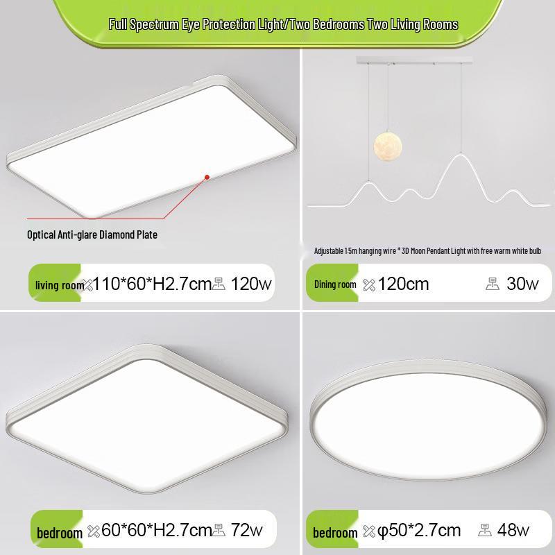 Dream Bubble Ultra-Thin Eye Protection LED Ceiling Lamp