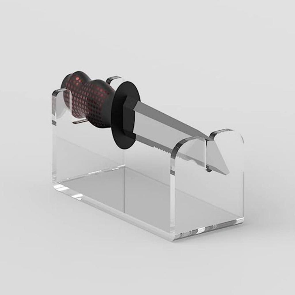 Акриловая подставка для демонстрации ножей, декоративная подставка-держатель для мечей, полка для хранения, настольный декор для коллекции одного ножа