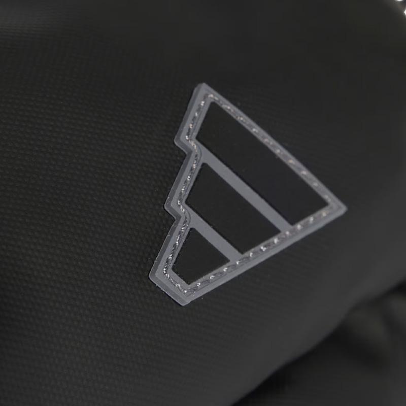 adidas Полиуретановая поясная сумка мужская черная JE3216
