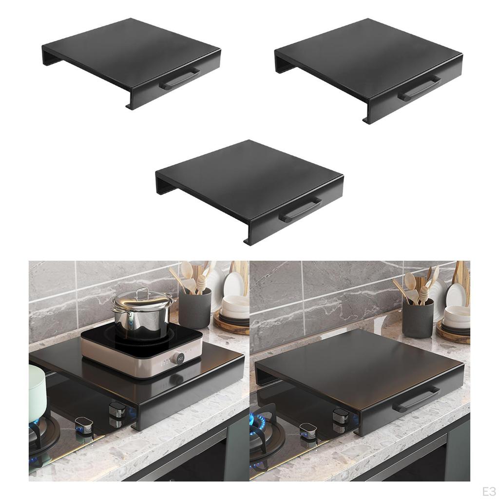 Крышка Эффективная Кухонная Полка из Углеродистой Стали для Индукционной Плиты Газа и Посуды