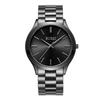 BUREI Watch Analog Quartz Simple Stylish Waterproof Large Dial Black Arm Watch Popular Stylish Gentleman Business Casual Watch Gift Men's Men's