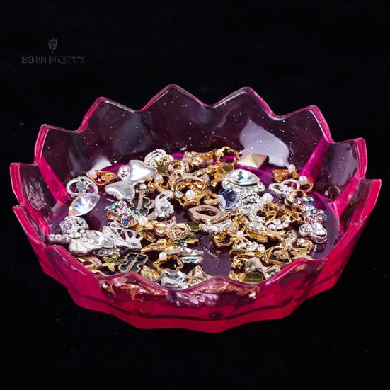 Multifunction Nail Art Nails Ornaments Storage Plate Pen Rhinestone Manicure Jewelry Holder Case