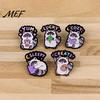 Raccoon Clothing Accessories Cartoon Brooch Pin, Animal Decorative Enamel Badge, Alloy Scarves Pins Lapel Pin for Jackets Backpacks Hats