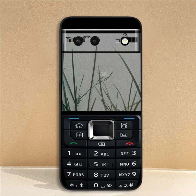 Роскошный винтажный узор с телефоном Для Google Pixel 10 9a 9 8A 8 7 7A 6 6A Pro XL 2024 5G Черный Мягкий ТПУ Силиконовый Чехол для Телефона