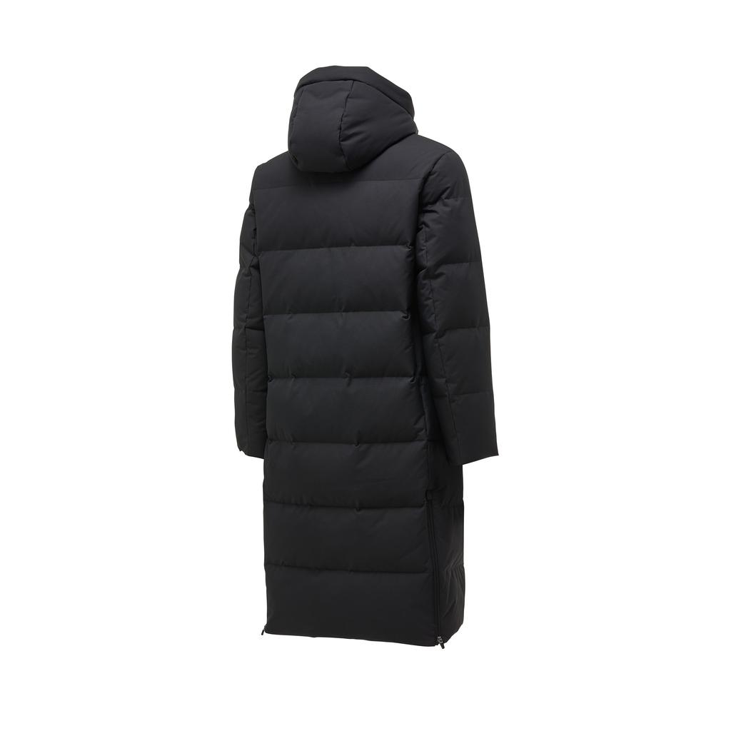 Anta Теплая Модная Удобная Длинная Спортивная Зимняя Тренировочная Уличная Пуховая Куртка Унисекс Верхняя Одежда Базовый Черный 452540212-2