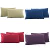 2 шт. однотонный чехол для подушки King Queen для дома, спальни, кровати