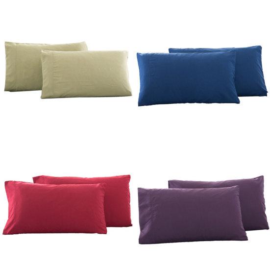 2 шт. однотонный чехол для подушки King Queen для дома, спальни, кровати
