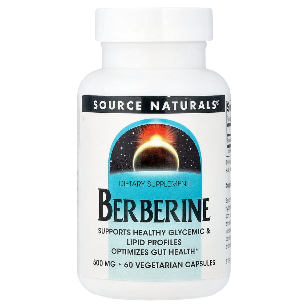Source Naturals Berberine 500 mg 60 Vegetable Capsules