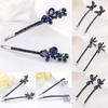 Accessories Women Girls Barrette Hairpin Bling Headwear Edge Clamp Crystal Rhinestone Hair Clip
