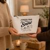Trousse de toilette - PLANETEE - J’peux pas j’ai Snow (minimaliste) - Coton 100% - 3 L - Zip métal