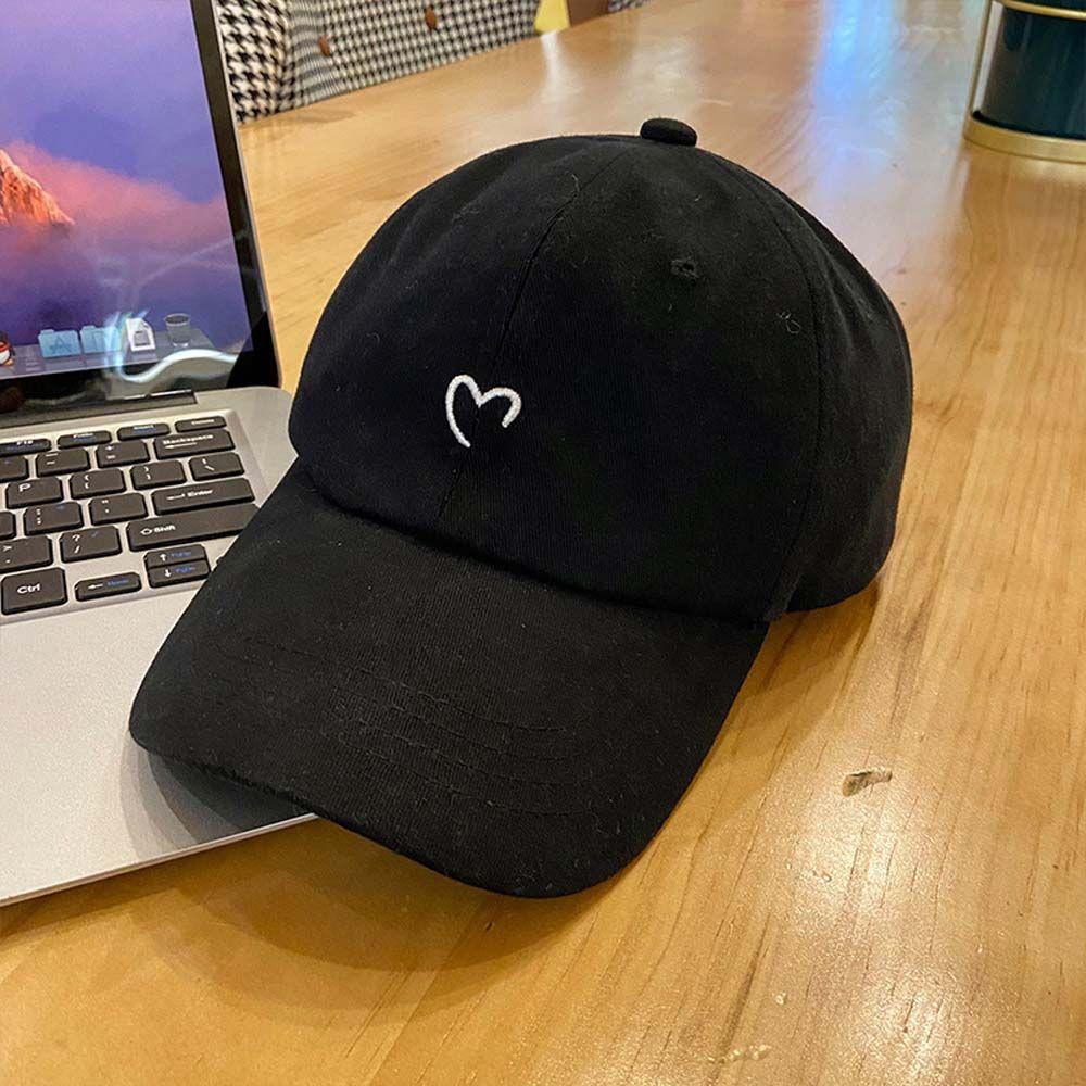 Style Caps Men Baseball Caps Cotton Love Sun Hat Baseball Caps Peaked Cap Heart Embroidery Caps