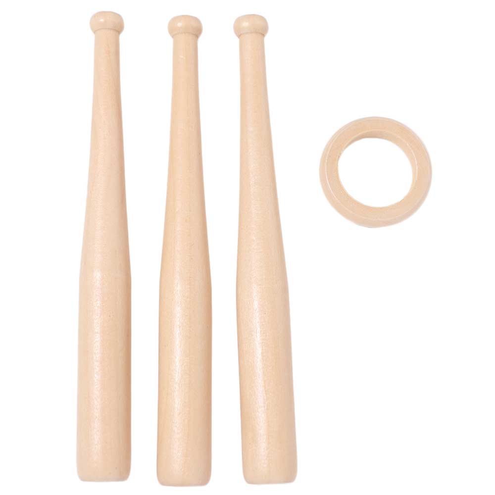 Деревянный держатель для бейсбольных бит в форме бит, кронштейн для поддержки бейсбола, подставка для демонстрации бейсбола, гольф, теннис