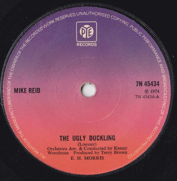 7-дюймовая пластинка MIKE REID Гадкий утенок 7N45434 Pye Records 1974 Великобритания Поп Б/у