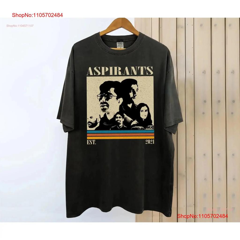Aspirants Tv Series T Shirt Movie Vintage Retro Classic s for him vintage Washed fashion Comfortable homme Versatile Breathable