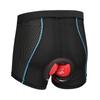 Mens Cycling Underwear Silicone Padded Bike Shorts Breathable Riding