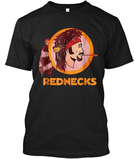 Unisex shirt Cotton Oversize Large Size Washington Rednecks Football Caucasians T-Shirt Made in the USA Size S to 5XL