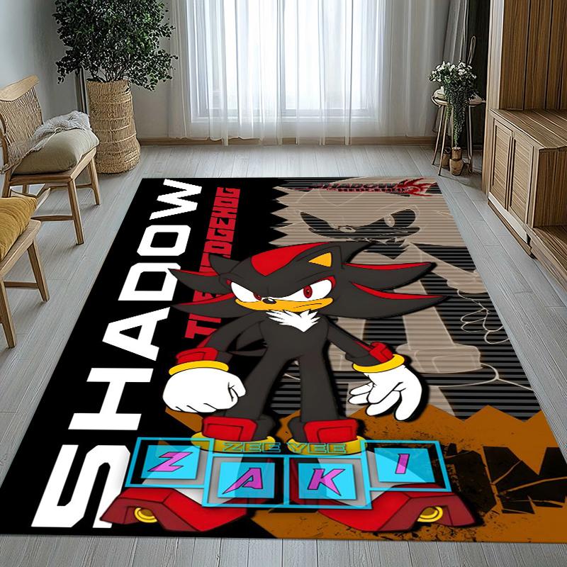 Ретро S-Sonic Мультяшные Игры Гостиная Нескользящий Ковер Мягкий Ковер для Спальни Детской Игровой Комнаты Дивана, Домашний Декор Придверный Коврик Подарок