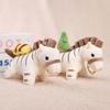 Плюшевый кулон-кукла, тип с вытягиванием, дизайн зебры, слона, пчелы, акулы, декоративный подвес в виде животного, украшение для кошелька