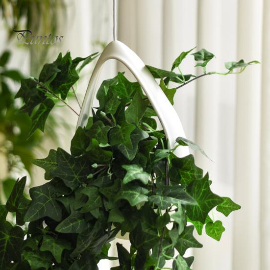 Подвесной цветочный горшок в форме капли с дренажным отверстием, подвесная корзина для растений с металлическим крючком для внутреннего и наружного декора сада