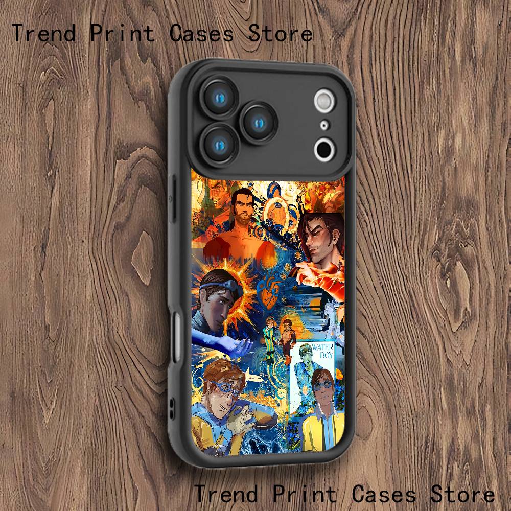 W-Waterboy D-Dispatch Phone Case For iPhone 17,16,15,14,13,12,11,Pro,Max,Plus,X,XS,SE4,E,Mini Black Thickened border Case