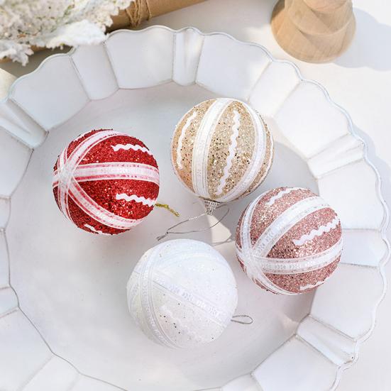 Рождественский шар Изысканный легко повесить легкий рождественский кулон Рождественская елка Подвесной шар Рождественский шар для вечеринки