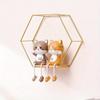 3pcs/set Floating Wall Shelf Sundries Storage Holder Living Room Home Decoration Wall Mounted Hexagon Shelf Handicraft Display Racks