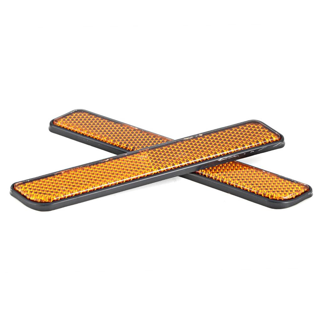 2 шт. Пластиковые мотоциклетные стоп-сигналы, габаритные огни, отражатели, аксессуары, желтые