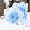 Self-Adhesive Ski Shin Pads Shock Absorbing Gel Shin Guards Tibia Protector Pads  Snowboarding