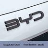 Для BYD Seal 06 DMI Seal 06 GT Seagull Dolphin Передняя эмблема Модификация Черный Воин Значок автомобиля Покрывающие стили Логотип