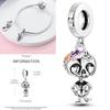 925 Silver Dragonfly Dreamcatcher Charms with Blue Devil Eyes Infinity Symbol Flower Design for Pendant Jewelry