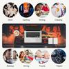 1Pc Through Flames Gaming Mouse Pad Keyboard Desk Mat Non-slip Rubber Lock Edge Waterproof Computer Mousepad for Office Home Decor S1986