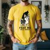 New Summer Unisexs 100 Cotton TShirt Funny Husky With Wolf Shadow Casual Breathable Short Sleeve Daily Wear