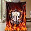 OGC Nice FC Мягкое Фланелевое Флисовое Одеяло Легкое Уютное Теплое Плед для Дивана Кровати Домашнего Декора