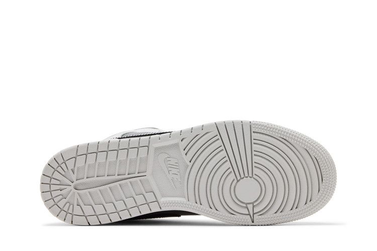 Kids' Sneakers Jordan 1 Mid SE Inspired by the Greatest (GS) Photon Dust/Flat Pewter/Black/Blue Chill