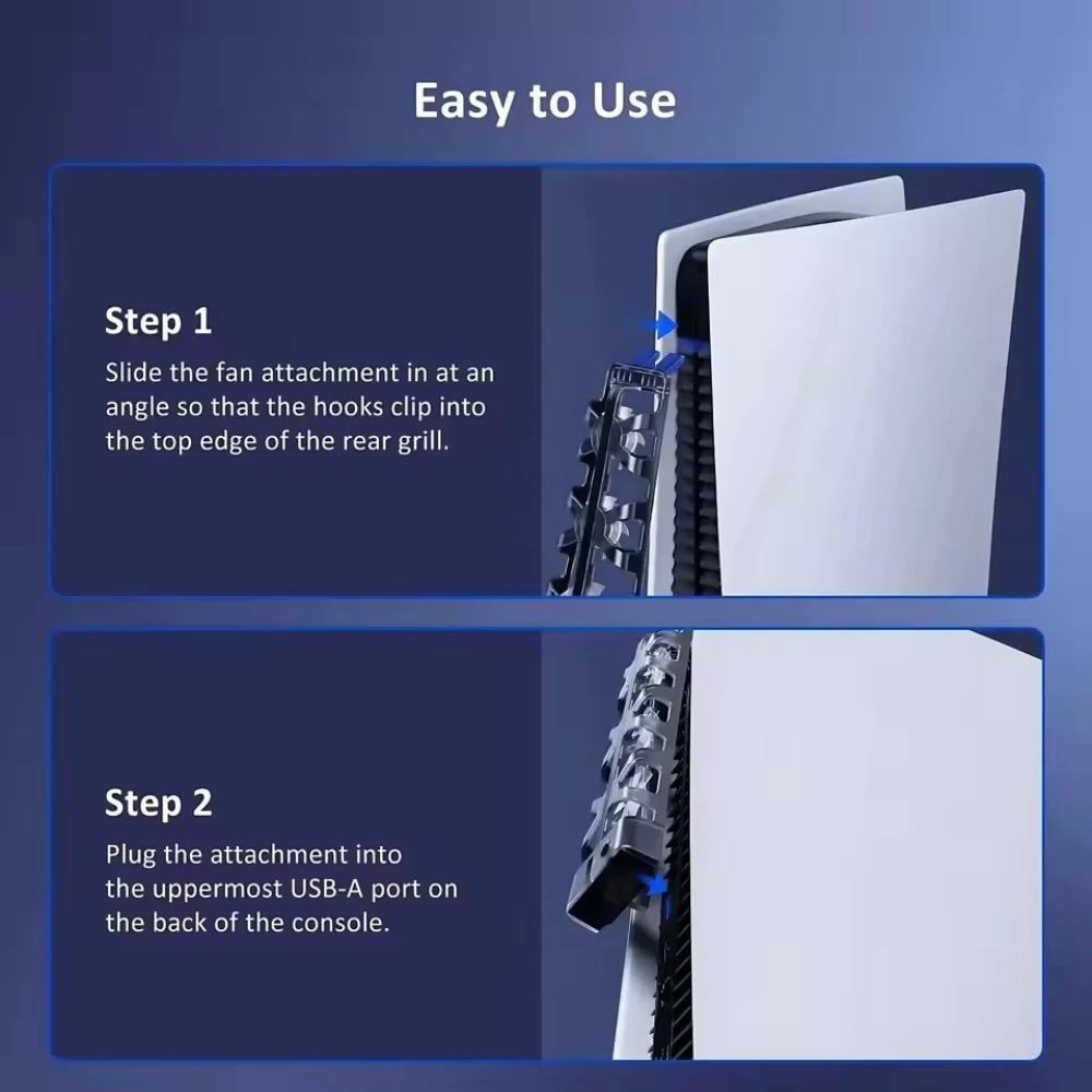 Охлаждение вентилятором для Sony Playstation Play Station PS 5 PS5 Дисковая Цифровая Консоль Охладитель Игровые Аксессуары Игровой Вентилятор USB Настольный