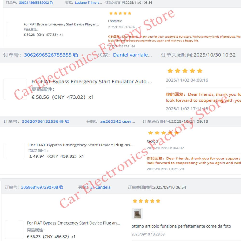 For FIAT Bypass Emergency Start Emulator Auto Repair OBD2 Plug and Play ByPass Start Device Plug and Start Car Diagnostic Tools