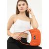 Orange U11 Single Zipper Compartment Daily Sport Baguette Canvas Fabric Women's Hand And Shoulder Bag
