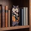 Настольная скульптура совы для офиса, многослойная деревянная фигурка, 3D-поделки из слоев дерева, креативные деревянные декоративные статуэтки животных, резные украшения для дома