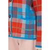 Benetton Check Jacquard Knit Cardigan Bakc56361 Bl