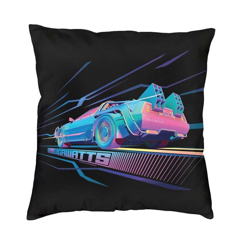 Back To The Future Cushion Covers Sofa Decoration 1980s Great Scott The Time Machine Square Throw Pillow Case 40x40