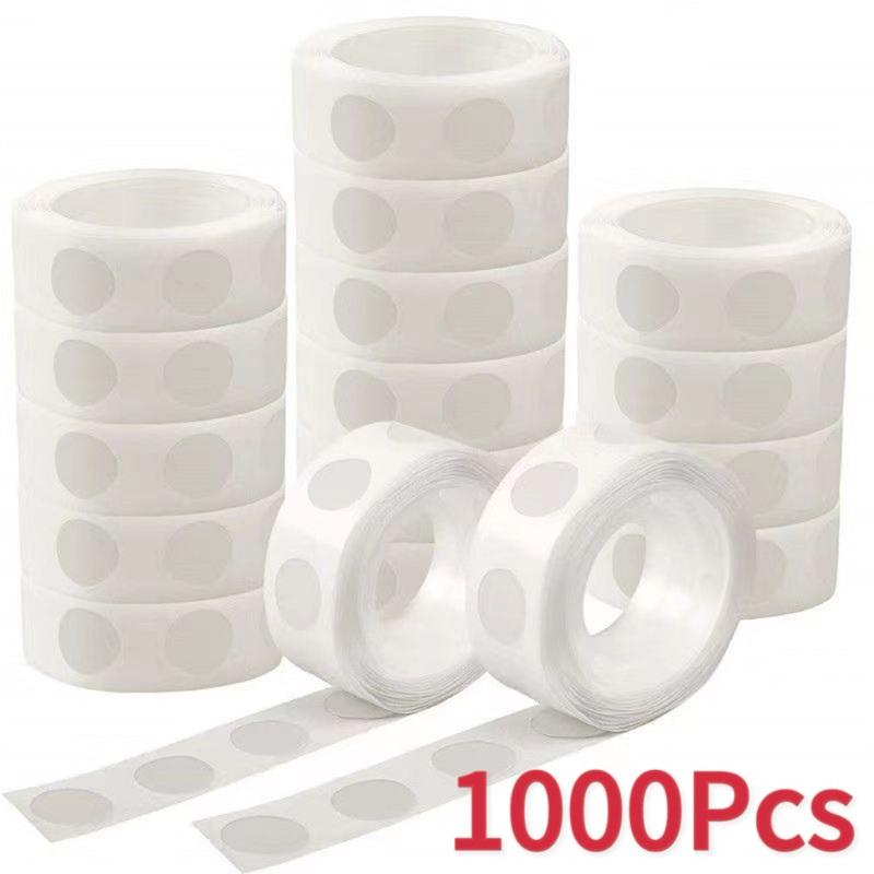 100-1000pcs Round Double Sided Tape Adhesive Dots Fastener Strong Acrylic Sticker DIY Scrapbooking Craft Production Fixing PadPinstriping Tape 3