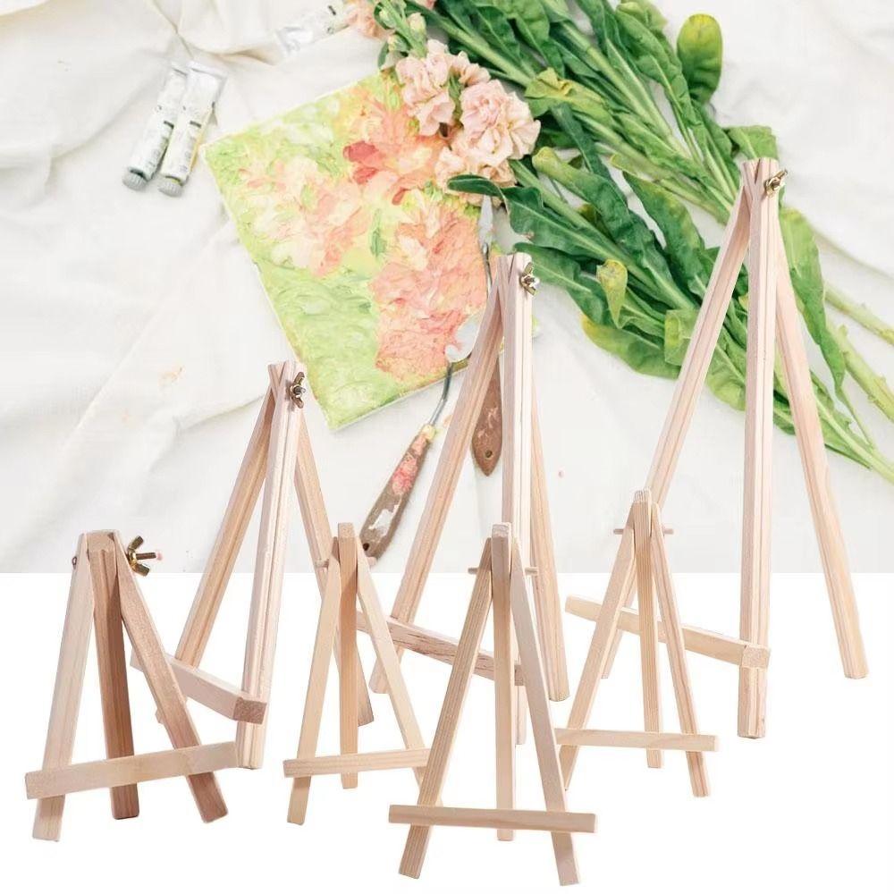 Small Size Wood Drawing Easel Triangle Shape Painting Display Holder New Tabletop Easel Sketch