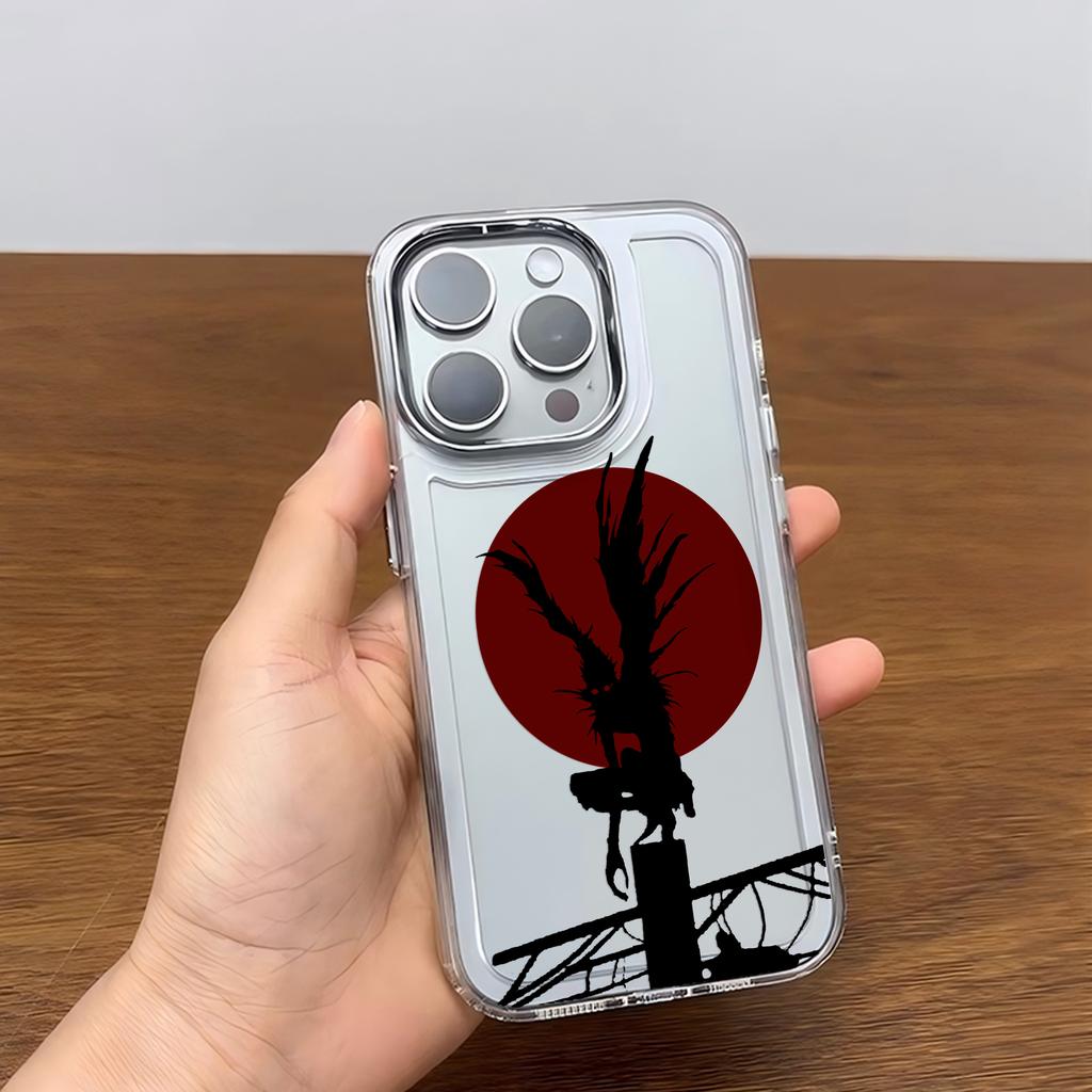 Горячий Аниме Тетрадь Смерти Чехол Для Телефона Для iPhone 17 16e 16 15 14 13 12 11mini Pro Max X XR XSMAX 8 7 Air Plus Прозрачный Мягкий Чехол