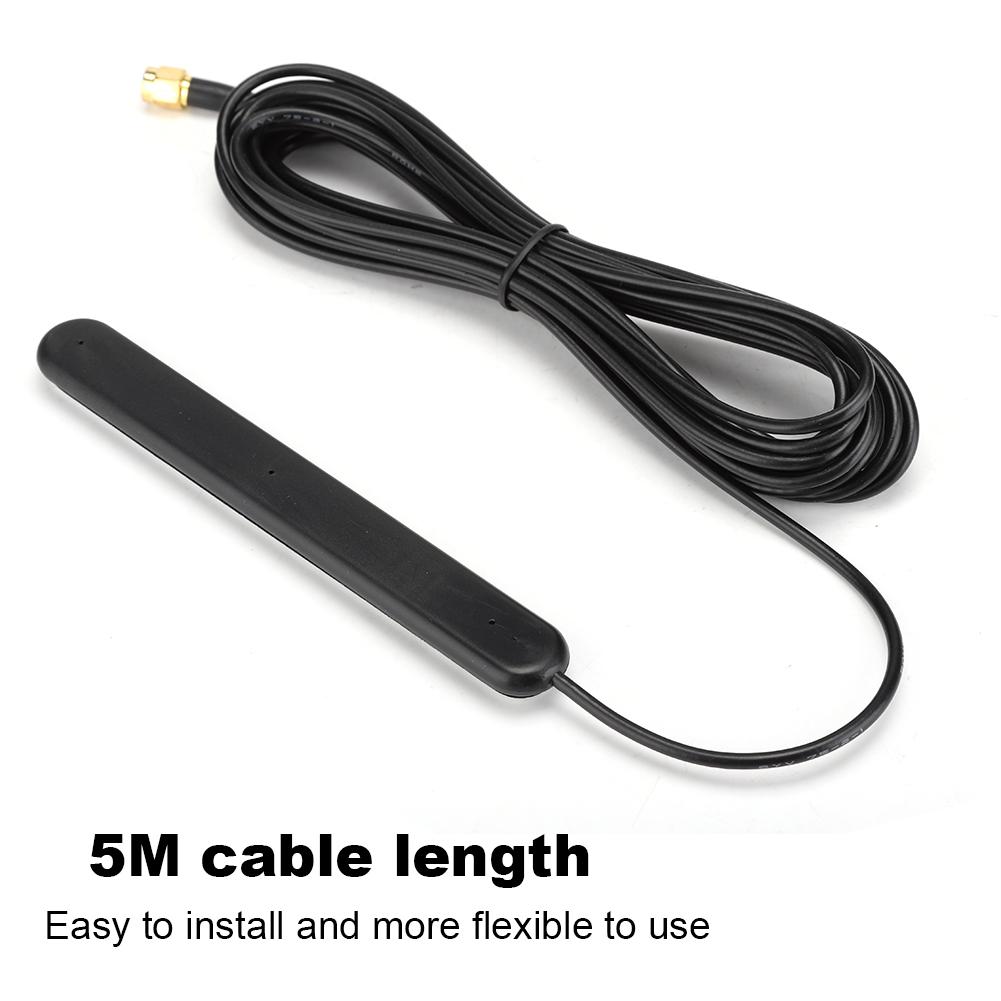 FM DAb DAb Цифровая радиоантенна 5M SMA 20db 5v 15mA Клейкая монтажная антенна
